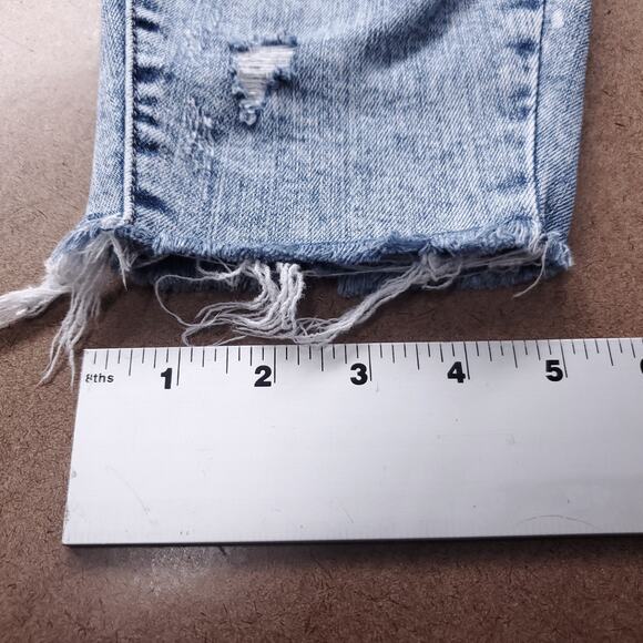 Judy Blue Jeans Women 14W Acid Wash Skinny Fit Ankle Distressed Retro Grunge - Picture 8 of 11